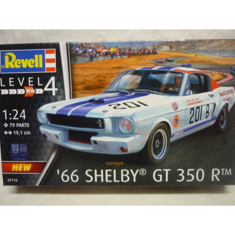 MAQUETTE VOITURE MODEL SET SHELBY MUSTANG GT 350 1/24E